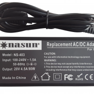 Sạc laptop NASUN (Chân kim) dùng cho IBM/Lenovo 20V-4.5A (90W) Model NS-403